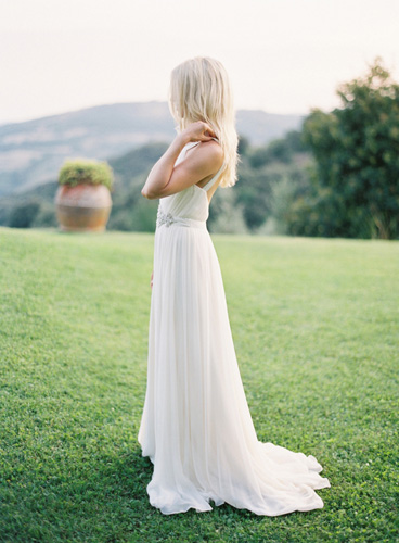 Robe de mariée droite